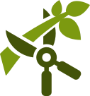 Tree pruning service hover icon