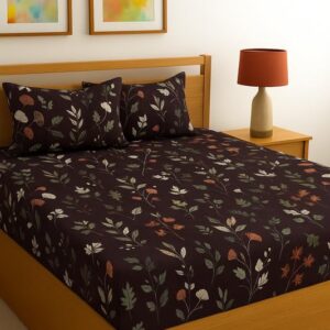 Fitted Sheet Floral Print Bedsheet