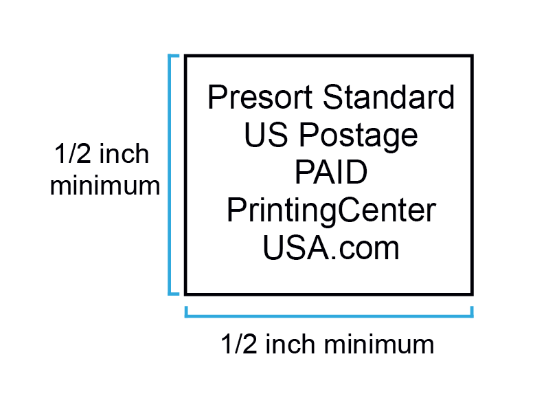 Mailing Indicia Minimum