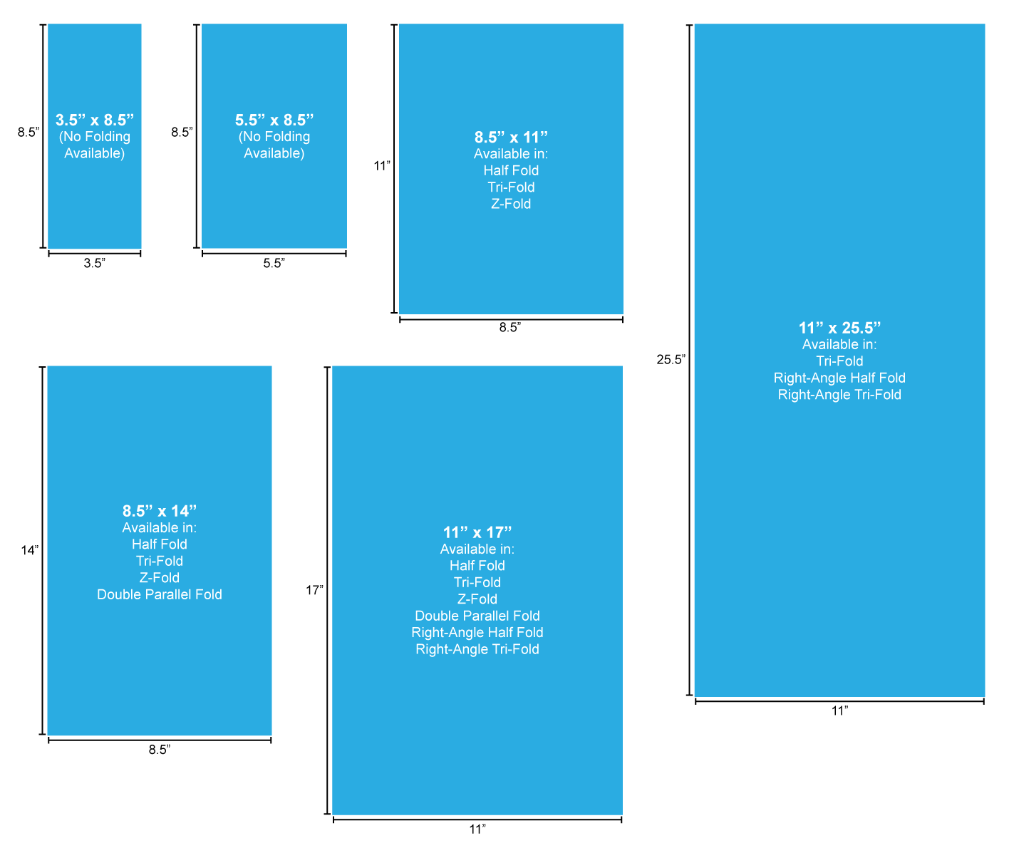 Brochure Sizes Image